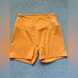 Gym Shark Training Shorts- Orange size SMALL